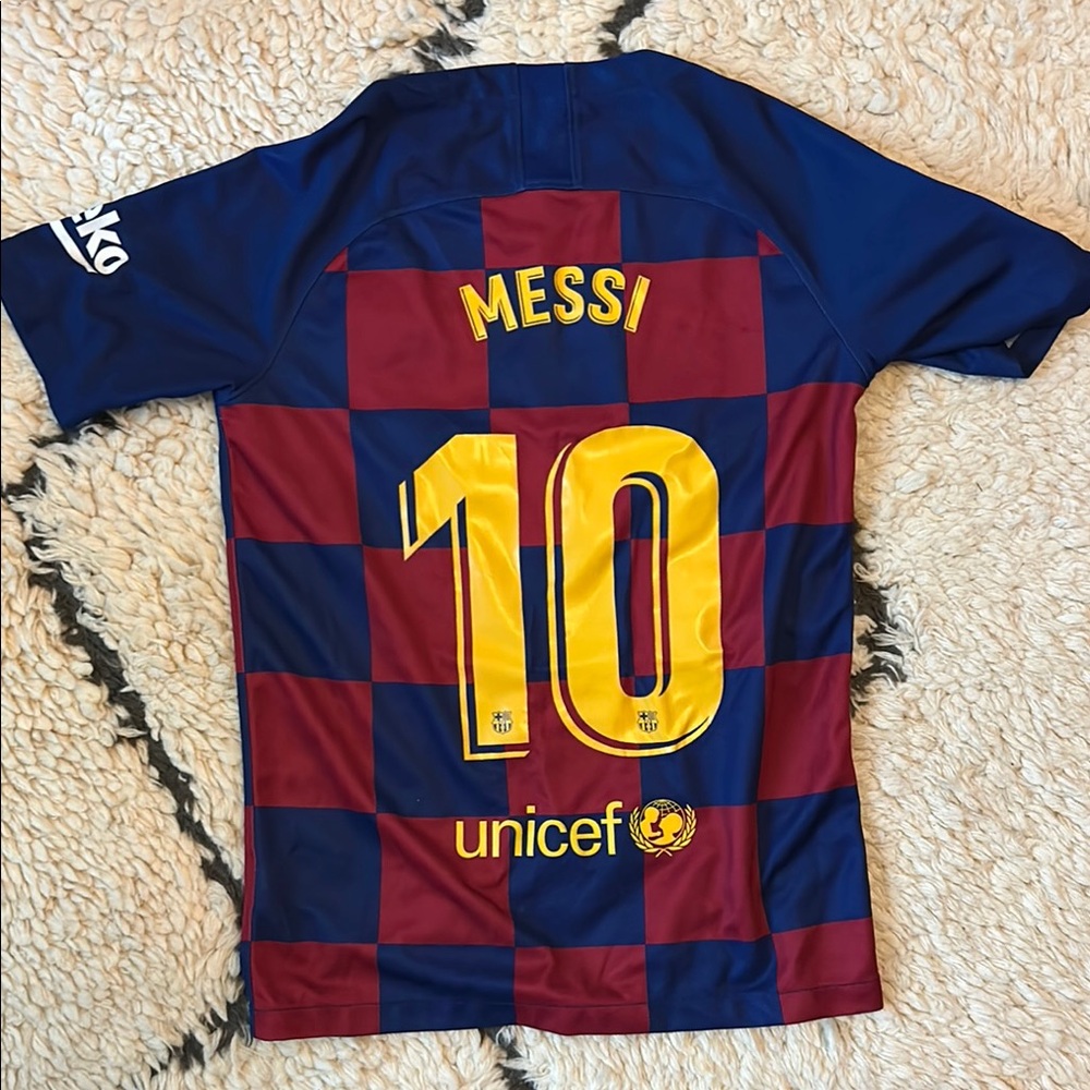 Nike Kids Messi Jersey - Blue and Maroon